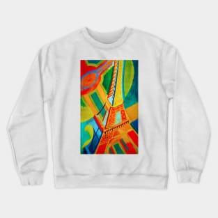 Robert Delaunay tour eiffel oil on canavas 1926 Crewneck Sweatshirt